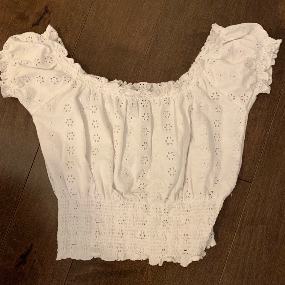 Off the Shoulder Crop Top